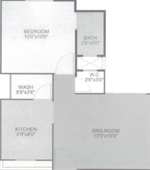1 BHK Flat in Swayam N54 in Vavol, Gandhinagar - Image 813855