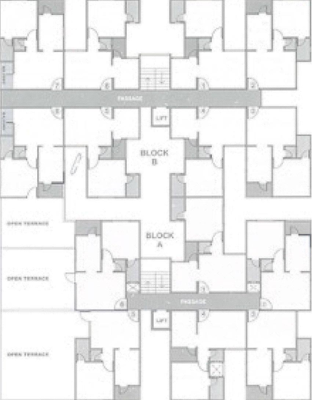 Floor Plan of Swayam N54 in Vavol, Gandhinagar - Image 161436