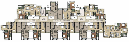 Floor Plan of KK Crescent Point 2 in Tembhode, Palghar - Image 168858