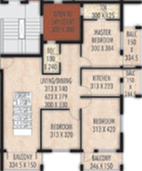 3 BHK Flat in SRE Supreme St Anthonys Complex in Margao, Goa - Image 813980