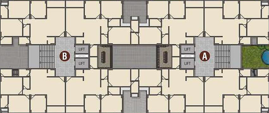 Floor Plan of Pavan Pancham Pentagon in Chandkheda, Ahmedabad - Image 161934