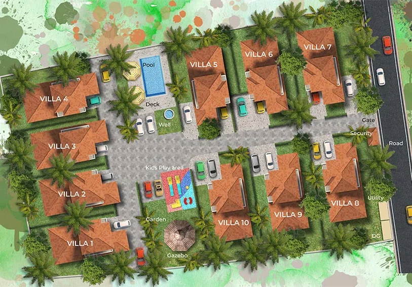Master Plan of Costa Flores in Colva, Goa - Image 161953