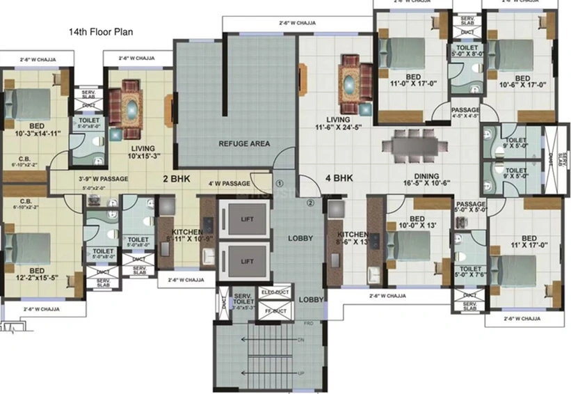 Floor Plan of Safal Nav Parmanu in Chembur West, Mumbai - Image 162142