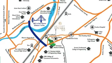 Location of Dream Arihant Niwara Sky - Image 162199