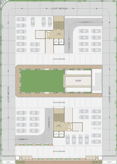 Master Plan of Parishram Florenza in Vaishnodevi Circle, Ahmedabad - Image 162308
