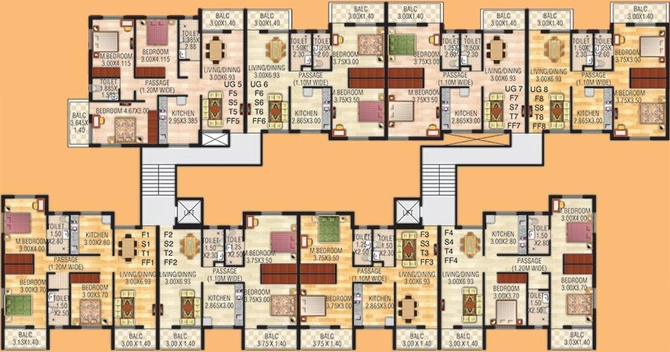 Floor Plan of Talak Shivam in Quepem, Goa - Image 162324