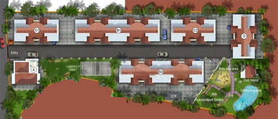 Master Plan of Talak St Rita Residency in Curtorim, Goa - Image 162354