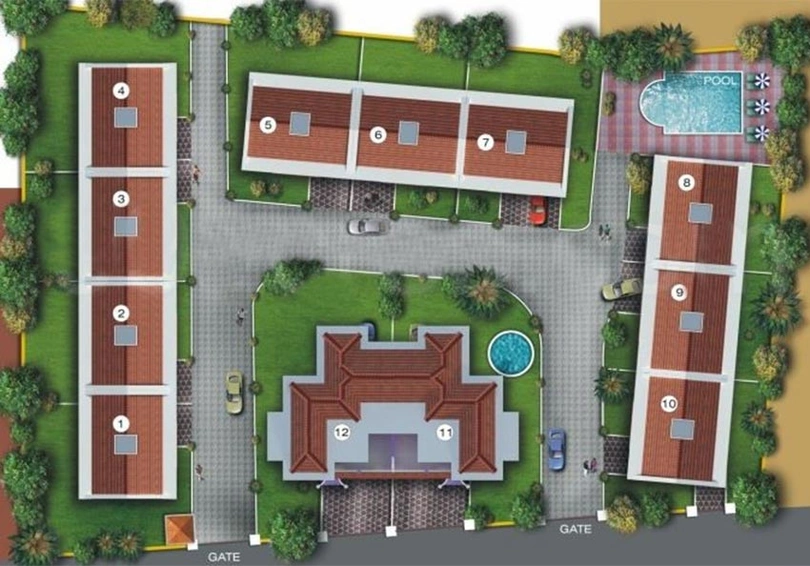 Master Plan of Talak Pasquina Enclave in Varca, Goa - Image 162389