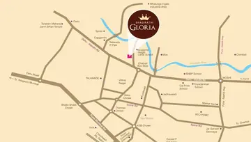Location of MKR Bhagirathi Gloria - Image 114128