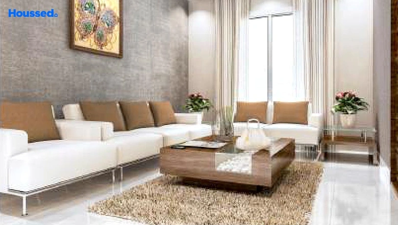 Living Room of Pratham Radhe Skyline in Nana Chiloda, Ahmedabad - Image 162720