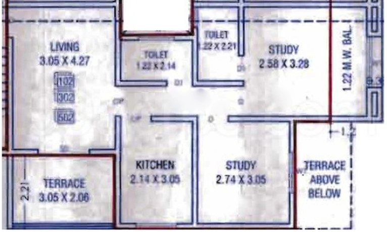 2 BHK Flat in Harikrupa Chintamani Nivas in Katraj, Pune - Image 746581