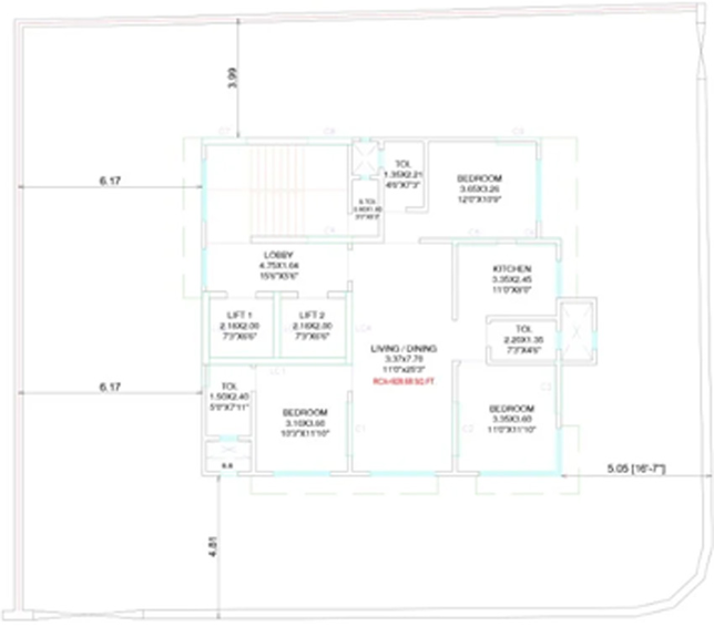 Master Plan of Gurunam Horizon View in Andheri East, Mumbai - Image 162935