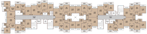 Floor Plan of La Mer Residency in Panvel, Navi Mumbai - Image 162959