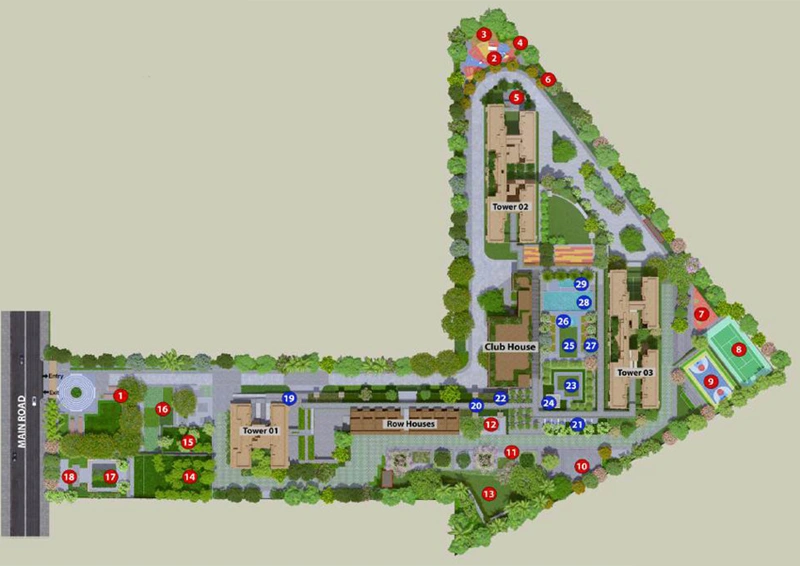 Master Plan of Birla Ojasvi in Rajarajeshwari Nagar, Bangalore - Image 163027