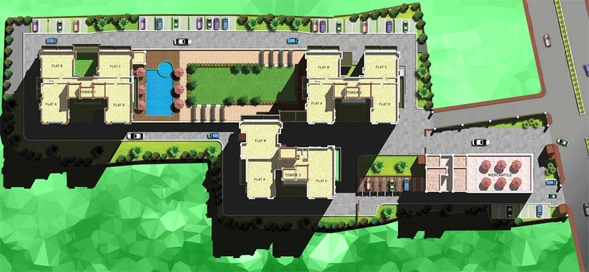 Master Plan of Avishi Trident in BT Road, Kolkata - Image 163079