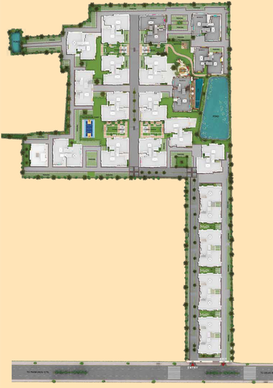Master Plan of Signum Parkwoods Estate in Mankundu, Kolkata - Image 163100