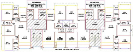 Floor Plan of Nidhaan Ankur in Govandi East, Mumbai - Image 163219