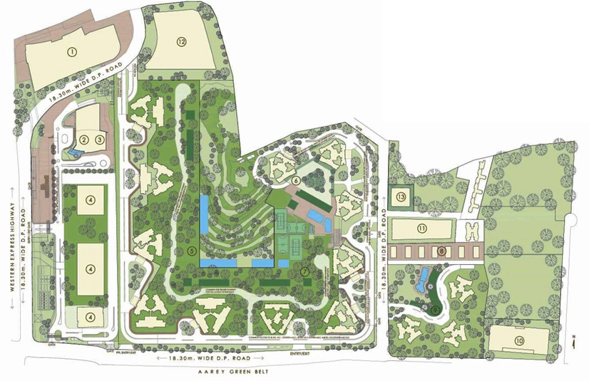 Master Plan of Oberoi Esquire in Goregaon East, Mumbai - Image 163235