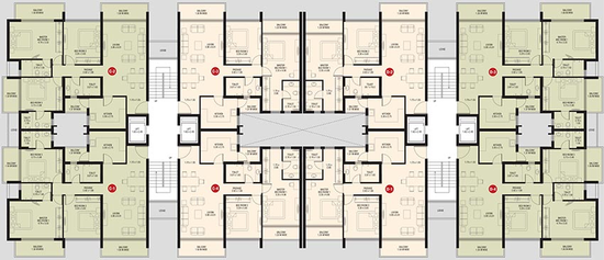 Floor Plan of Alcon Estrela in Panjim, Goa - Image 163259