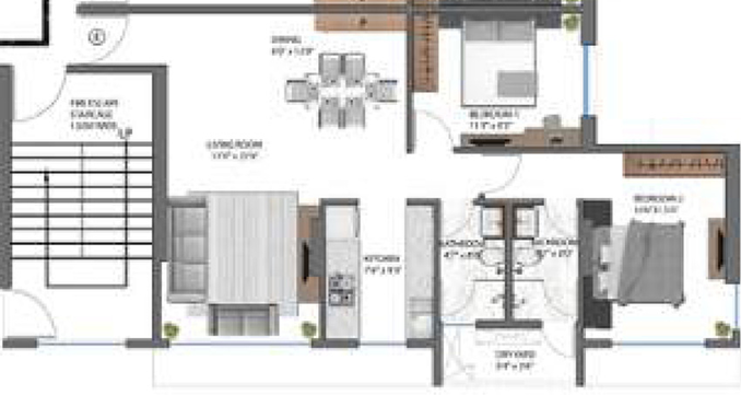 2 BHK Flat in SD 69 SVP in Andheri West, Mumbai - Image 814389