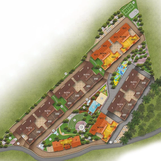 Master Plan of Devashris Pinto Ville 3 in Porvorim, Goa - Image 163779
