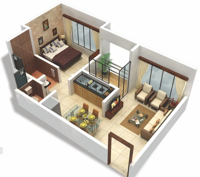 1 BHK Flat in Viva City in Virar West, Palghar - Image 814560