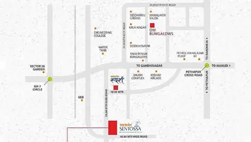 Location of Akshar Sahjanand Sentossa - Image 163861
