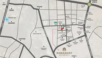 Location of Ashapura Samanvay Residency - Image 163917