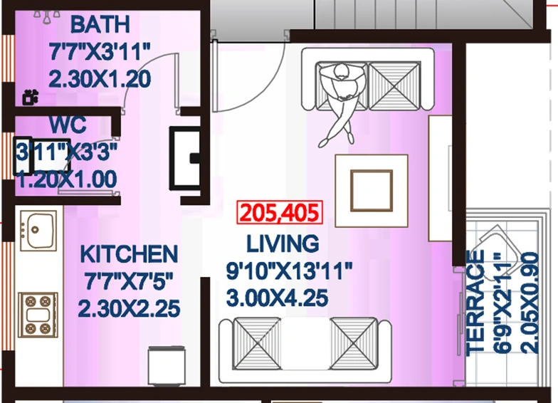 1 RK Flat in Samruddhi Rutugandh in Chikhali, Pune - Image 749630