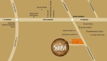 Location of Jash Kamal Sanvi Residency - Image 163941