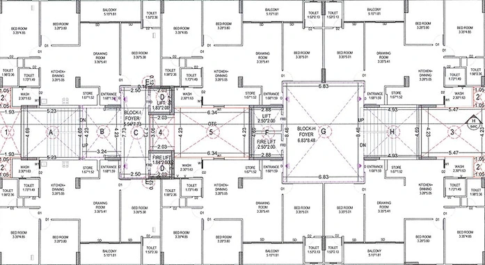 Floor Plan of Samved Opera Symphony in Sargasan, Gandhinagar - Image 164029