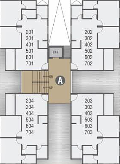 Floor Plan of Sankalp Satyaa Square in Chandkheda, Ahmedabad - Image 164096