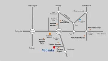 Location of SK Fortune Vedanta - Image 114172