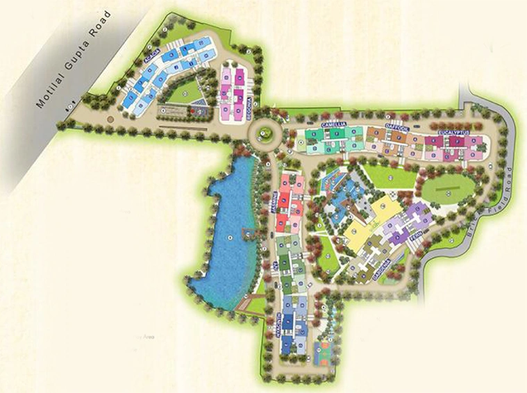 Master Plan of Ideal Greens in Tollygunge, Kolkata - Image 164248