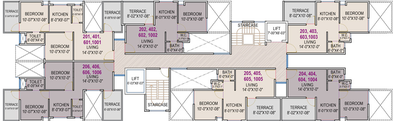 Floor Plan of Aksha Elegance in Chikhali, Pune - Image 114186
