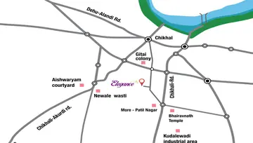 Location of Aksha Elegance - Image 114185