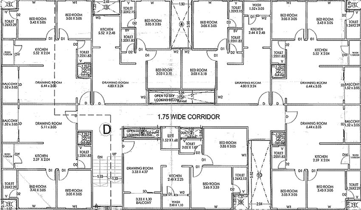 Floor Plan of Hari Om Rudra Prayag Avenue in Chiloda, Gandhinagar - Image 164351