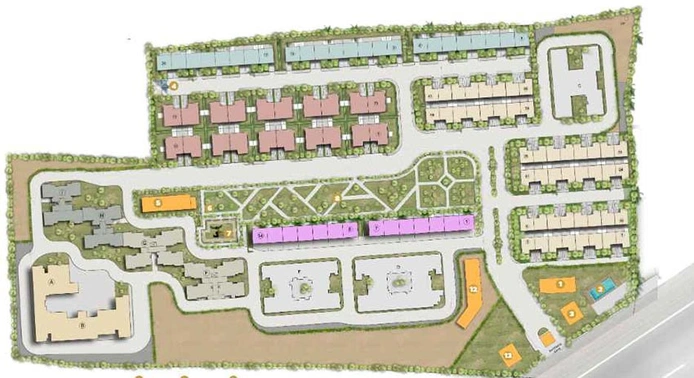 Master Plan of Dada Mahalaxmi City Row Houses in Koradi Road, Nagpur - Image 164662