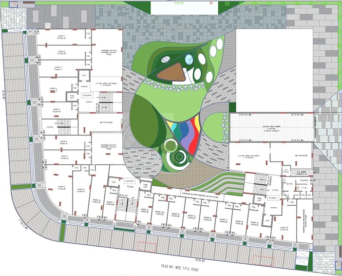 Master Plan of Sakar Paradise in Vaishnodevi Circle, Ahmedabad - Image 164690