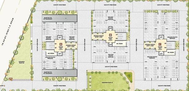 Master Plan of Shivam Shivay Atlantis in Raysan, Gandhinagar - Image 164765