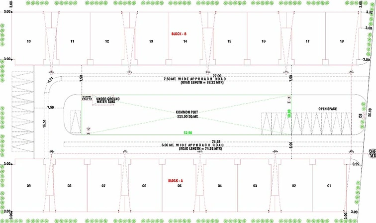 Master Plan of Shivam Shivay Villa in Raysan, Gandhinagar - Image 164772