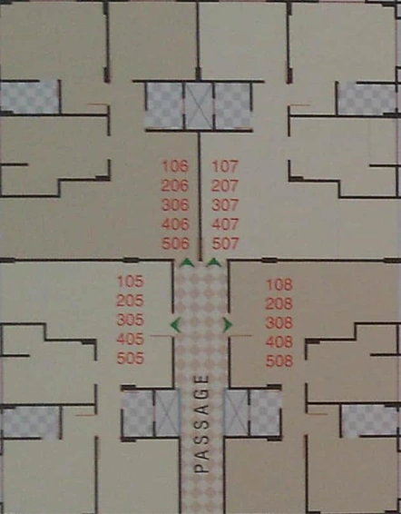 Floor Plan of Ved Shivganga Heights in Dahegam, Gandhinagar - Image 164780