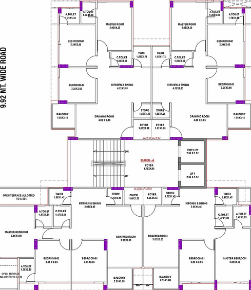 Floor Plan of Shivshakti Shivanta Heights in Kalol, Gandhinagar - Image 164787