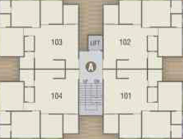 Floor Plan of Om Shlok Parisar in Pethapur, Gandhinagar - Image 164796
