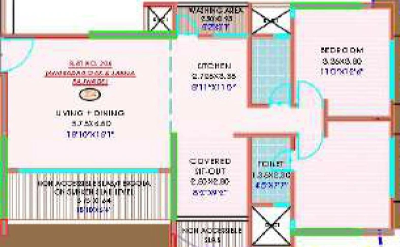 2 BHK Flat in SK Fortune Abhishek Apartment in Erandwane, Pune - Image 749702