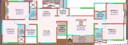5 BHK Flat in SK Fortune Abhishek Apartment in Erandwane, Pune - Image 749707