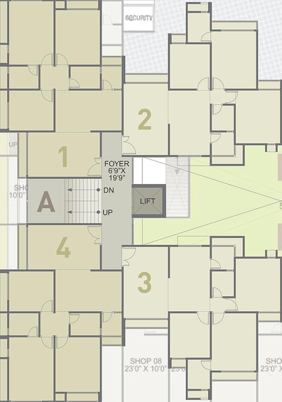 Floor Plan of Swetalee Sepal Elegant 4 in Chandkheda, Ahmedabad - Image 164895