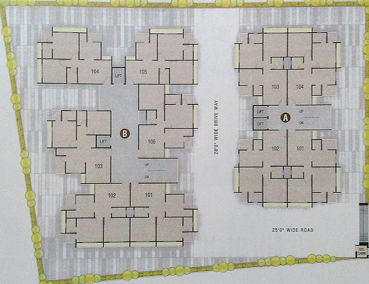 Master Plan of Shree Krishna Shakti Classic in Kalol, Gandhinagar - Image 164998