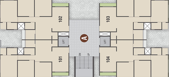 Floor Plan of Shree Shakti Diamond in Kalol, Gandhinagar - Image 165096