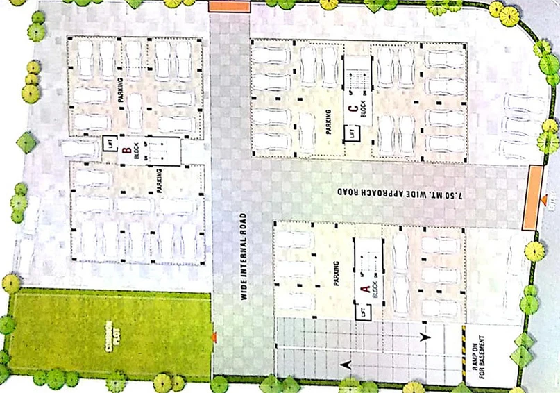 Master Plan of Shalin 6 in Vavol, Gandhinagar - Image 165118